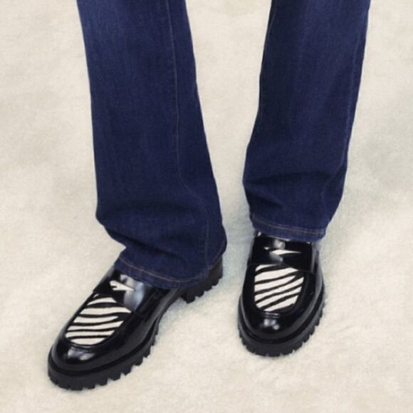 NWT Zara Animal Print Loafers - Picture 2 of 11